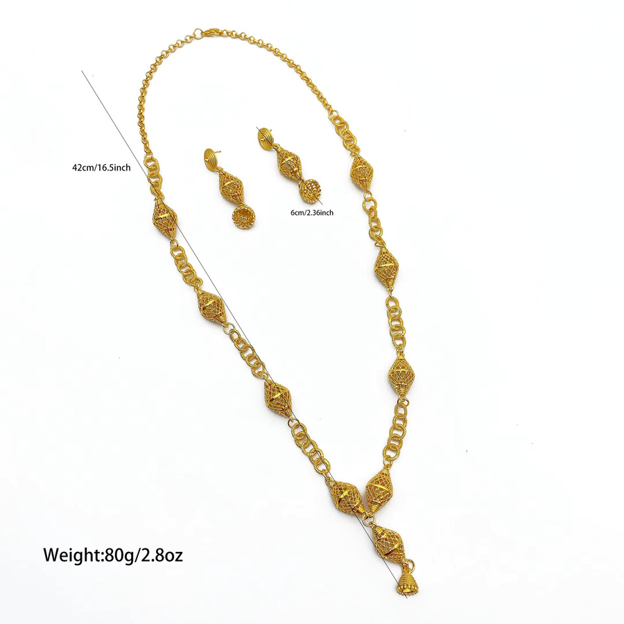 ANIID Schmuckset, 24-Karat-vergoldet, Gold, Damen, Hochzeit - Bild 4