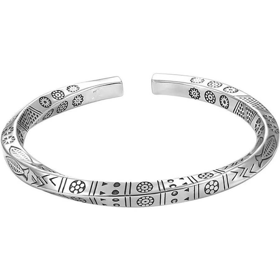 Armband, Silber Farbe, Möbius Schleife, Unisex - Bild 4