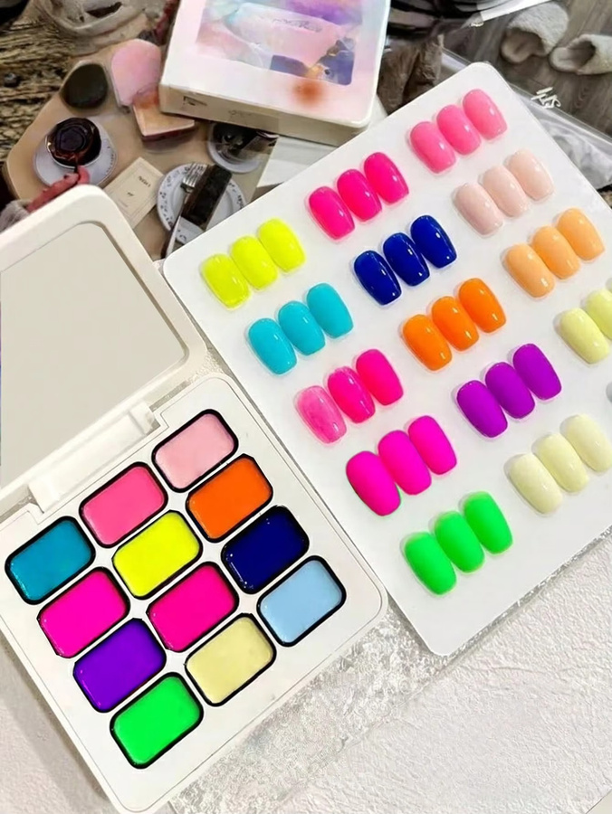 SJP Nagellack, Gel, Glänzend, 12 Farben - Bild 2