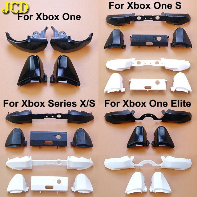 JCD Mod Kit für Xbox One Series S X Slim Elite Controller mit RB LB Bumper Middle Bar Halter und Shoulder Trigger Button LT RT - Bild 1