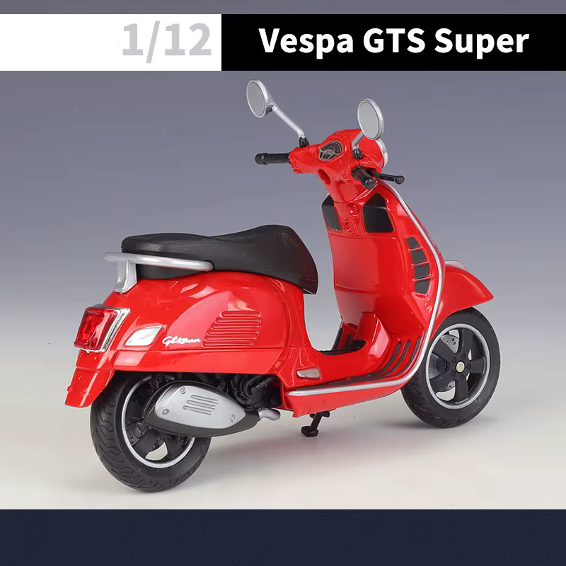 WELLY Vespa GTS Super 2020, Druckguss-Motorradmodell, 1:12 - Bild 2