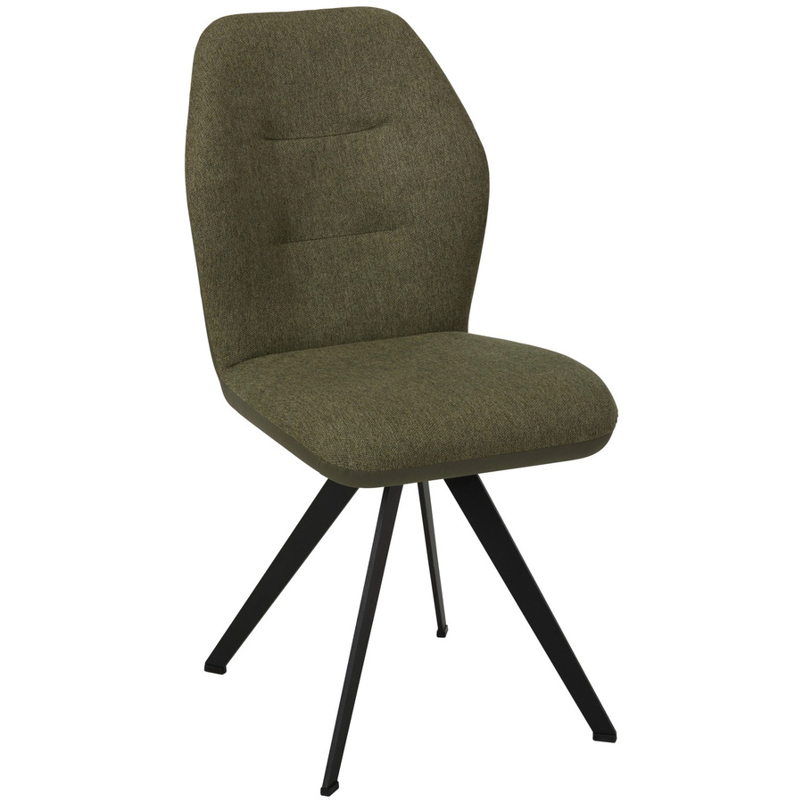 Premium Living Stuhl Storm in Grün mit Metallgestell für Esszimmer und Home Office - Bild 2