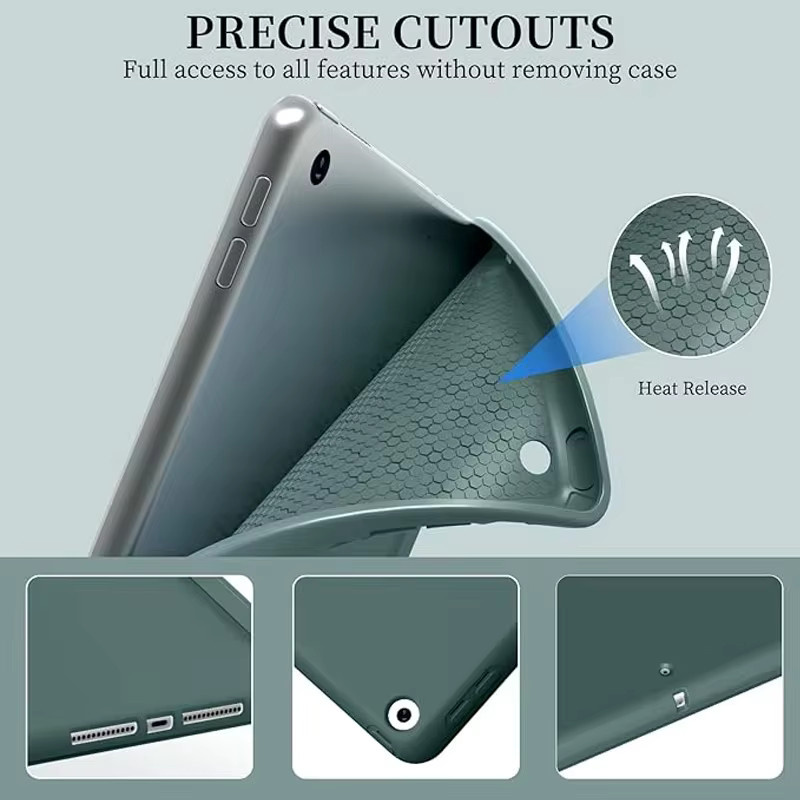 Smart Case für Lenovo Tab M10 TB-X605F X505F X505L Silikon Schutzhülle mit Wake Up Funktion in Gold - Bild 4