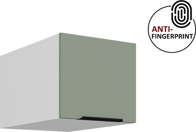 Küchen Aufsatzschrank ARIA in Aquamarin matt mit Anti-Fingerprint-Oberfläche, Breite: 40 cm - Bild 1
