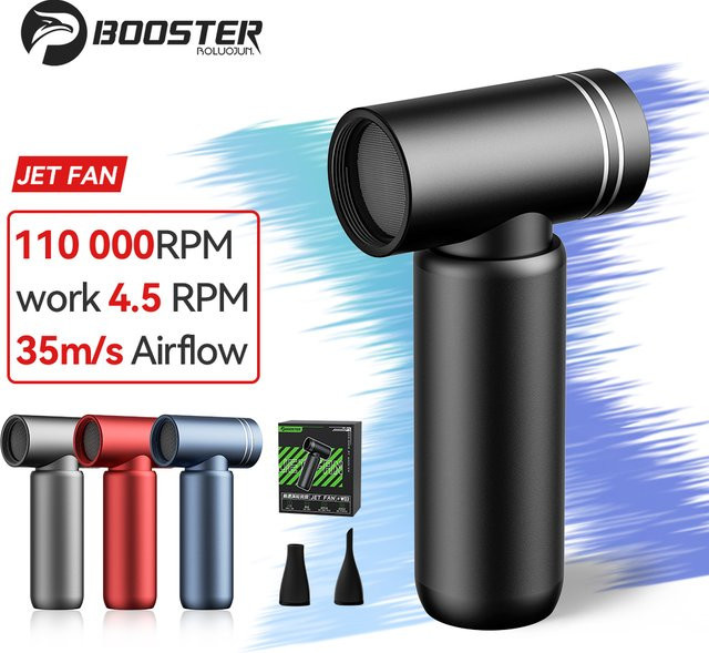 Boluojun Booster Jet Fan Turbo Mini Elektrisches Turbogebläse in Grau - Bild 1