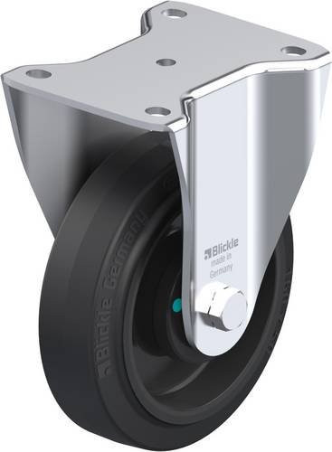 Blickle Bockrolle BH-POEV 160KAD in Schwarz, Rad-Durchmesser: 160 mm, Tragfähigkeit: 400 kg - Bild 1