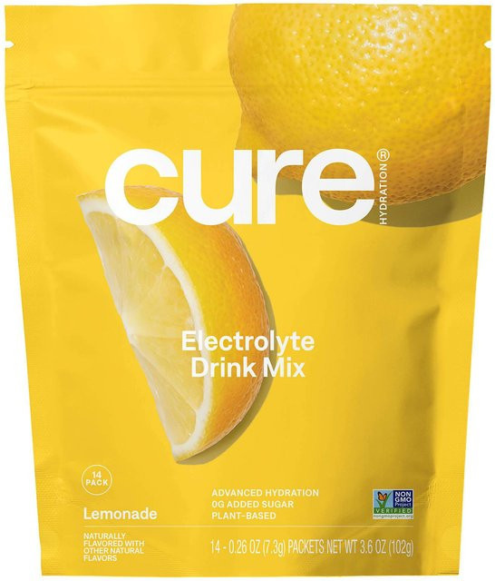 Cure Hydration, Getränkepulver, Main Squeeze Zitrone, 14 x 8,3 g - Bild 1