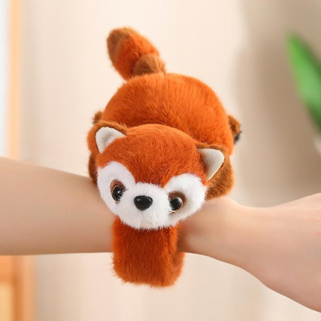 Kidsly Waschbär Slap Armband, Plüsch, 15 cm, ab 14 Jahren - Bild 1
