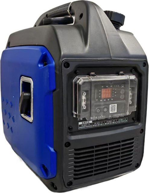 ZJMZYM Automatischer Generator 3 kW in Blau mit 24-V-Fernbedienung und DC-Ladung für Haushalt und Fahrzeug - Bild 1