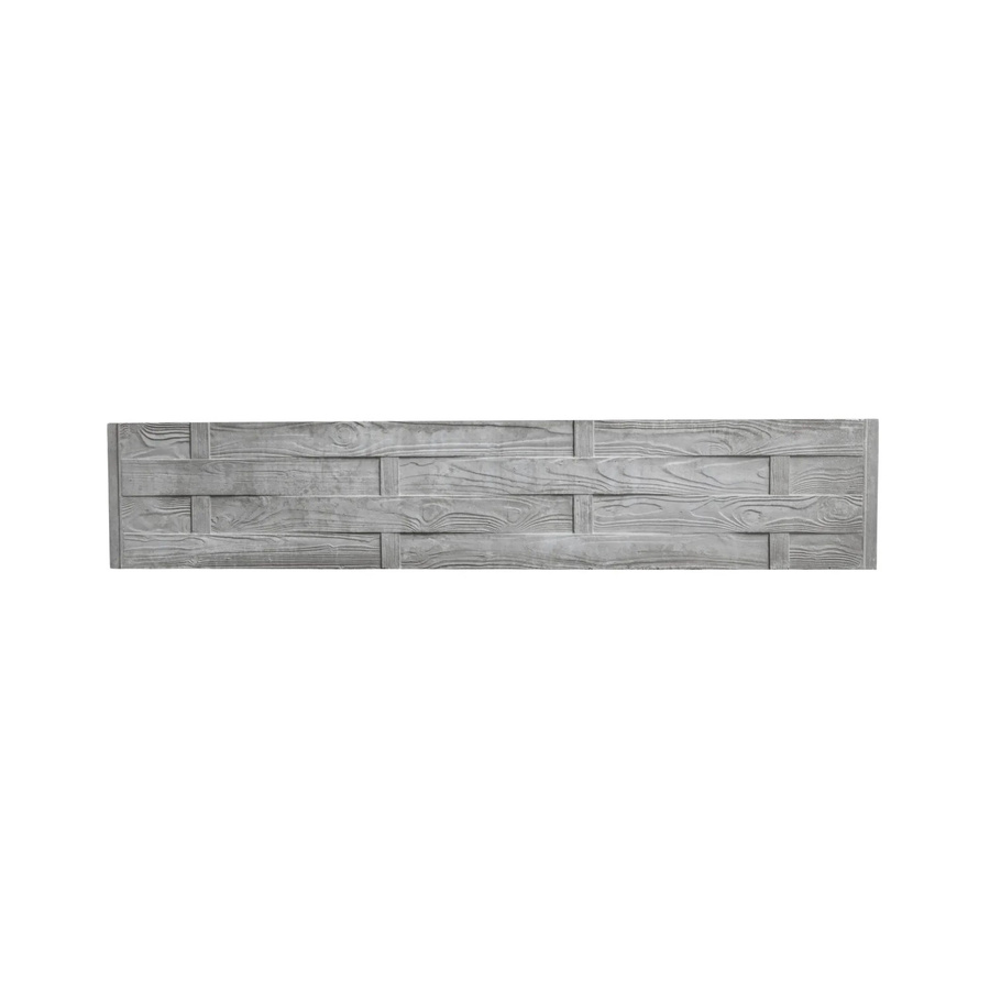 Beckers Betonzaun-Platte Flecht in Betongrau, B/H: 38,5 x 200 cm, Tiefe: 3 cm - Bild 2