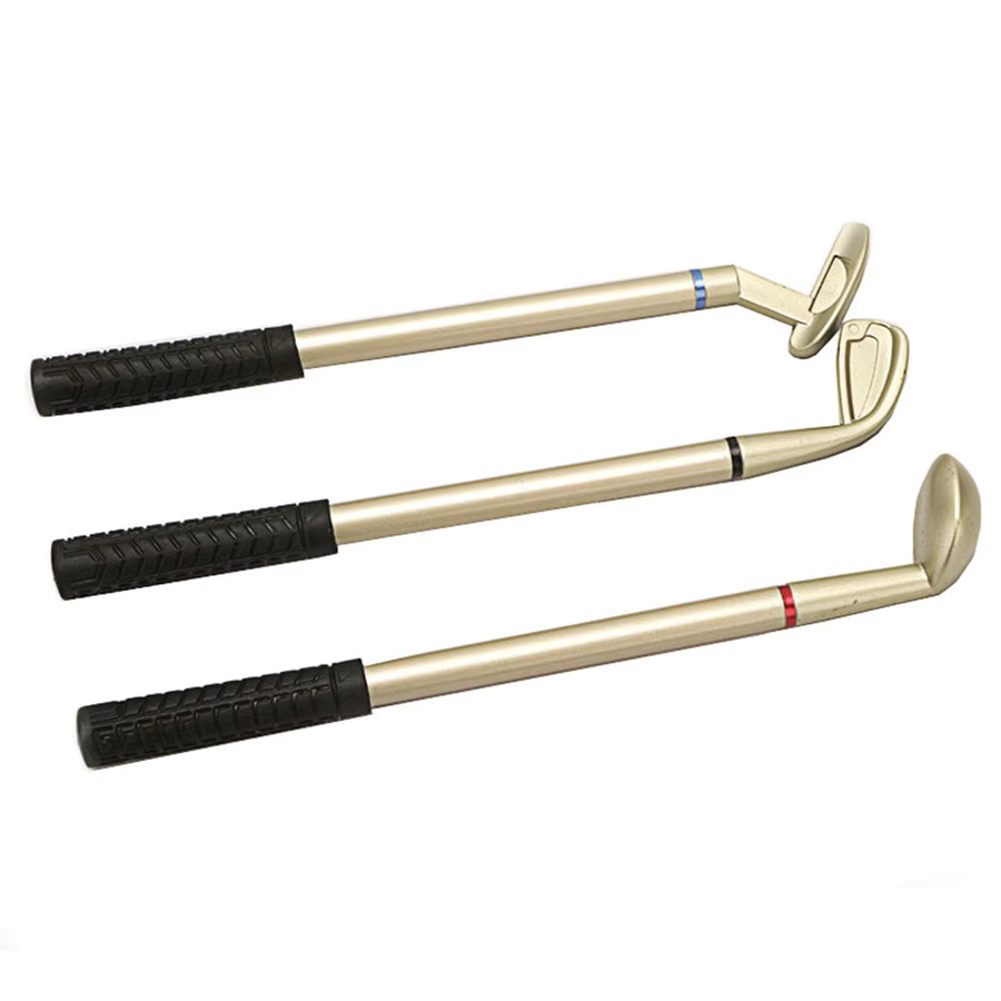 Golfball Modell Stifthalter mit 3 Golf Kugelschreibern in Weiß als Desktop Geschenk für Golfer - Bild 2