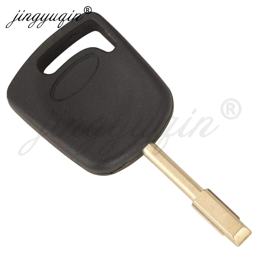 Jingyuqin 10er Set Schlüsselhüllen für Ford Focus Mondeo Fiesta Escort Ka Transit und Jaguar XJ8 in Schwarz ohne Chip - Bild 3