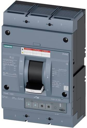 Siemens 3VA6560-7HM36-0AA0 Leistungsschalter MCB in Grau - Bild 1