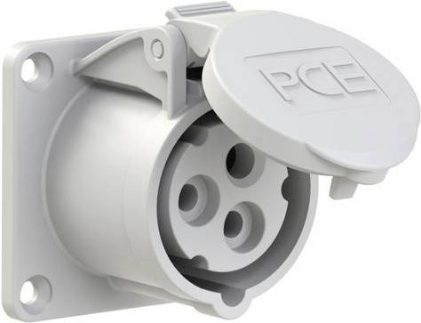 PC Electric Power Twist 313-1f0 CEE Anbaudose 16A 3polig IP44 Grau - Bild 1