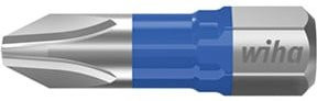 Wiha Bit Set T-Bit 25 mm Phillips PH1 5-tlg. 1/4 Zoll in blauer Box - Bild 1