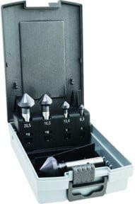 MAYKESTAG Kegelsenker-Satz HSS-E Cobalt Silber 6,30-25 mm - Bild 1