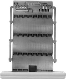 Rademacher Hochschiebesicherung 3-gliedrig Fensterverriegelung in Grau 4053-3 - Bild 1
