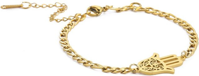 YULIN Armband, Edelstahl, Gold, Damen, 17-22cm - Bild 1