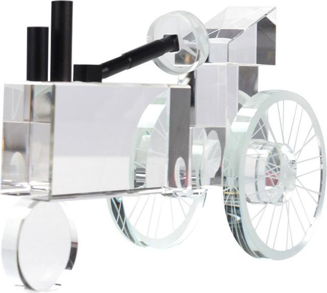 Kreatives mechanisches Auto-Ornament aus Kristall als dekoratives Modell für deinen Schreibtisch und dein Wohnzimmer - Bild 1