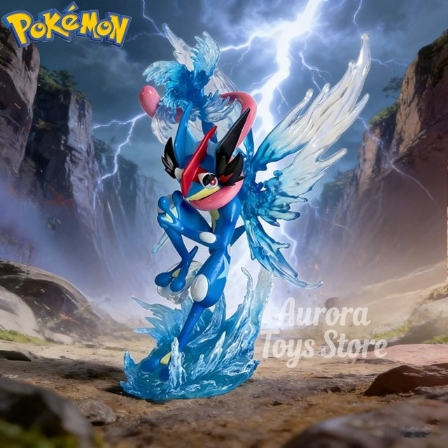 Bandai Pokemon Greninja Actionfigur aus PVC in Blau, 11 cm Höhe - Bild 1
