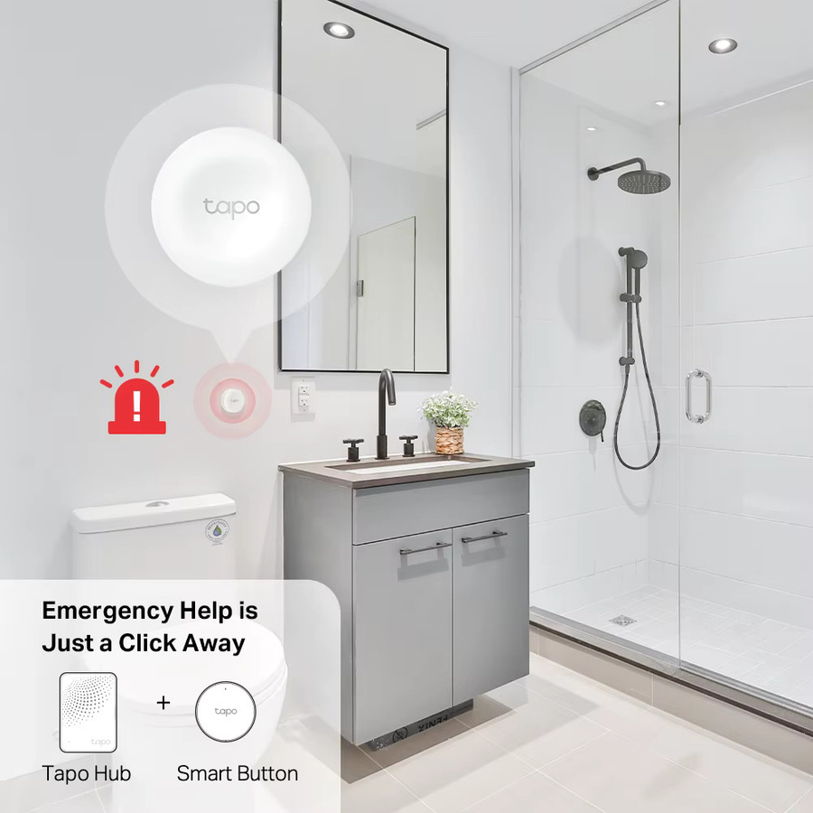 TP-Link Tapo S200B Smart Button in Weiß für kundenspezifische Aktionen, benötigt Tapo Hub - Bild 3