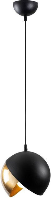 Opviq Pendelleuchte Berceste aus Metall in Schwarz und Gold, E27, Höhe: 114 cm, Breite: 20 cm, Tiefe: 20 cm - Bild 1