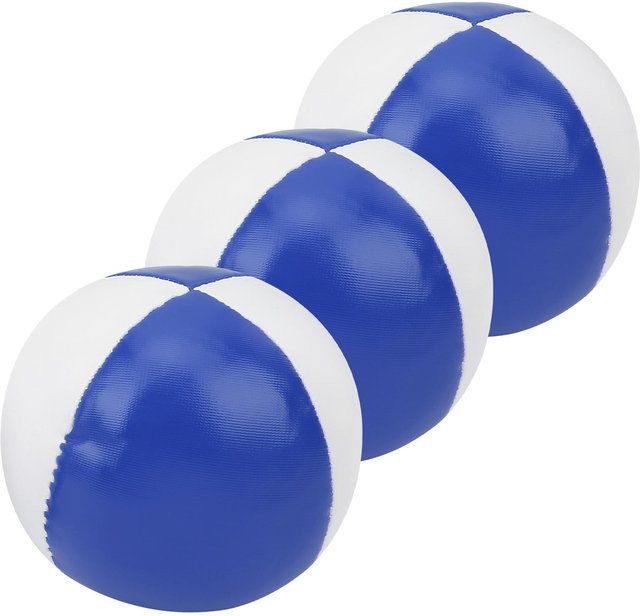 CosyHome Jonglierbälle, 3-teiliges Set, Blau, Weiß - Bild 1