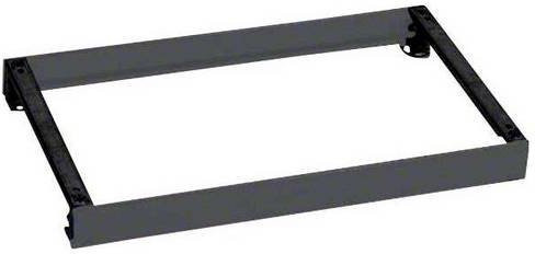 Hager FZ946XE Sockelleiste für Anreih-Standverteiler aus Stahl in Schwarz, B/T/H: 160 x 20 x 6 cm - Bild 1