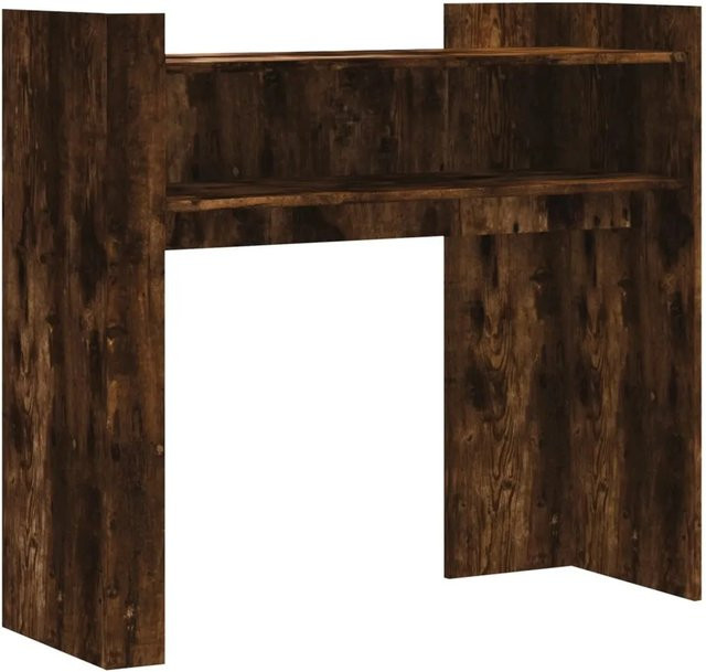 vidaXL Konsolentisch in Räuchereiche, Farbe Braun, B/T/H: 100 x 35 x 90 cm - Bild 1