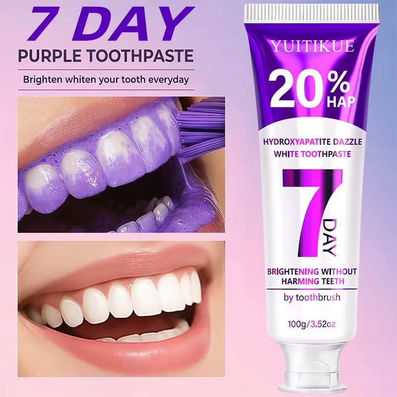 YUITIKUE Hydroxyapatit Zahnpasta, Lila - Bild 4