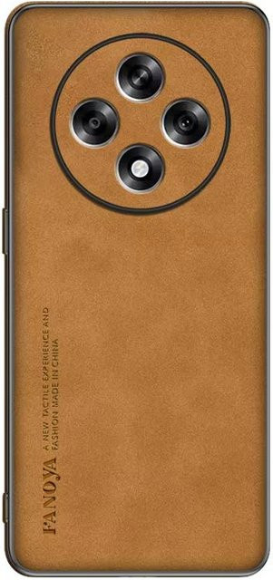 Business Lammleder Hülle für Oppo Reno 12 F 5G, Reno 12 Fs und Reno 12 F 4G in Retro-Optik - Bild 1