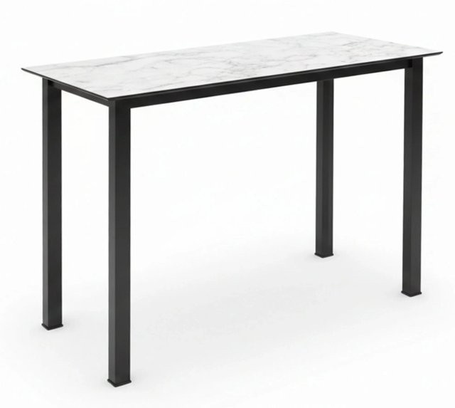 Kettler Bartisch Stehtisch aus Aluminium mit HPL Platte in Anthrazit, B: 140 cm, T: 70 cm, H: 96 cm - Bild 1