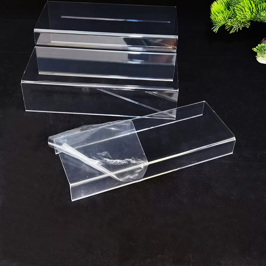 VIBRATITE Schmuck Display Rack aus Acryl, transparenter Organizer für Parfüm, Spielzeug und Desserts, Tischmodell, rechteckig, B/T/H: 18,0 x 8,0 x 5,0 cm - Bild 2