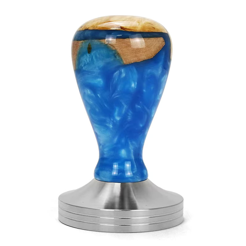 Kaffee Tamper für Delonghi, Breville, Lelit und Gaggia E61 Siebträger Espresso Maschinen, Zubehör für Barista, Pink/Multicolour - Bild 7