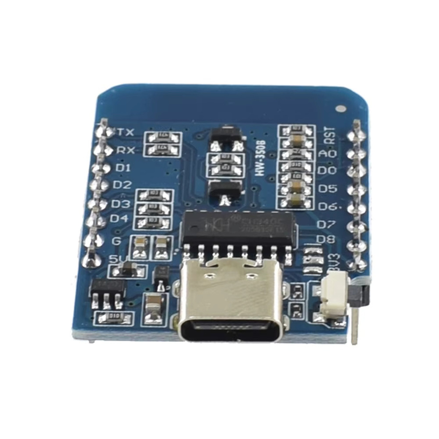 VKTECH NodeMCU ESP-12F WLAN-Entwicklungsboard mit ESP8266, USB-C und CH340, Blau - Bild 4