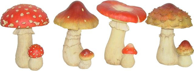 Sunny Garden Deko-Pilze aus Polyresin in Multicolour, Höhe: 22 cm - Bild 1