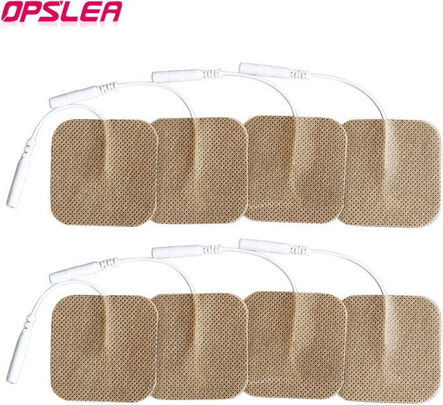 10 Stück OPSLEA EMS Muskelstimulator Elektroden als Ersatz-Gel-Pads für TENS-Geräte - Bild 1