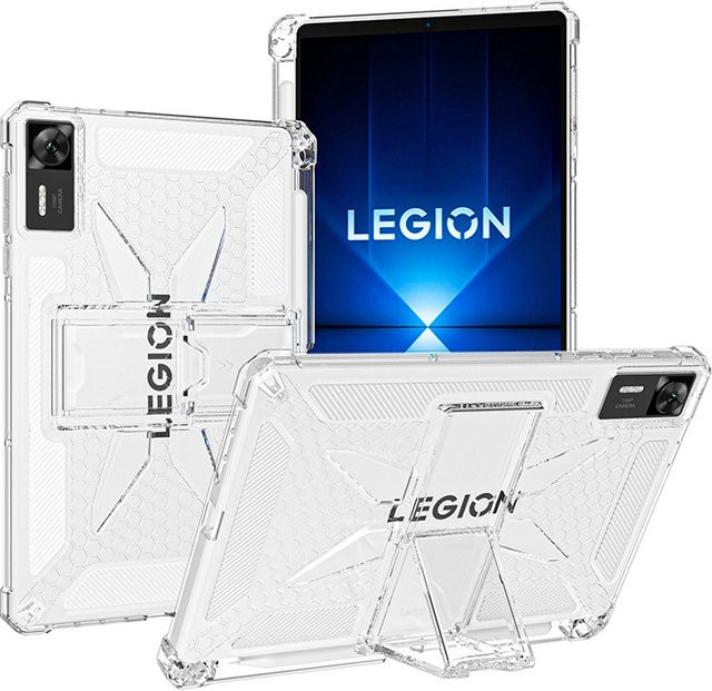 Schutzhülle für Lenovo Legion Y700 2025 (4. Generation) 8,8 Zoll TB322FC mit Stifthalter und Airbag-Schutz, Transparent - Bild 1