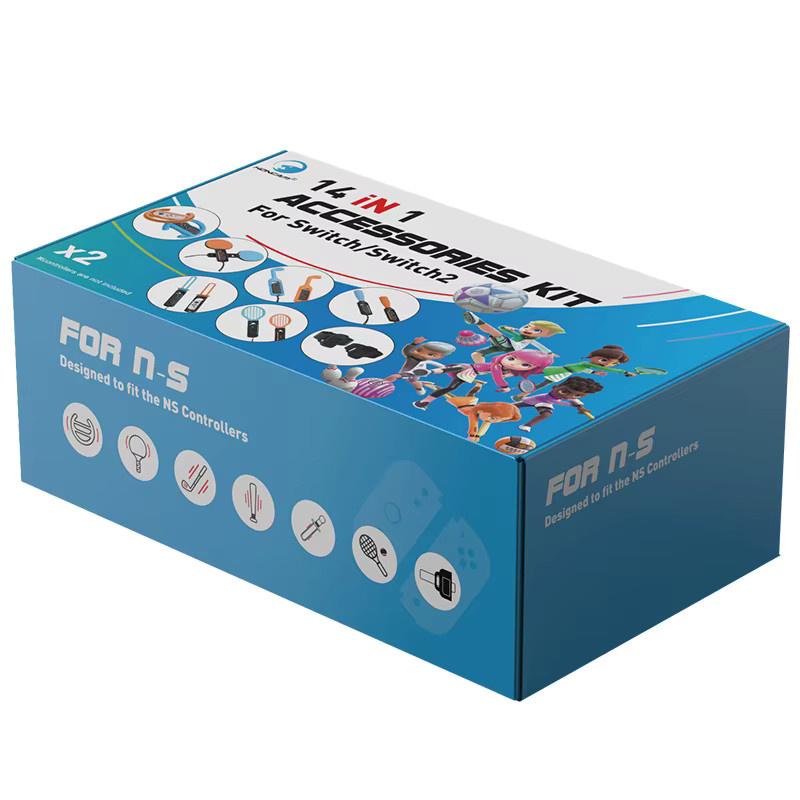 HONCAM Switch2 Sports Kit 14-in-1 Family Party Bundle Pack für Nintendo Switch, Multicolour - Bild 2