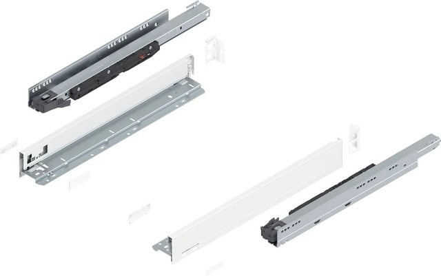 Blum Legrabox Pure Set Schubladensystem mit Blumotion Soft-Close, Nennlänge: 500 mm, Tragkraft: 70 kg, Farbe: Seidenweiß - Bild 1