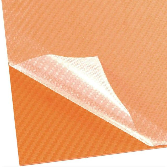 Swayboo Life Kydex Thermoplastplatte in Orange für DIY Messer-Scheiden und Holster, B: 60 cm, T: 30 cm, H: 0,2 cm - Bild 1
