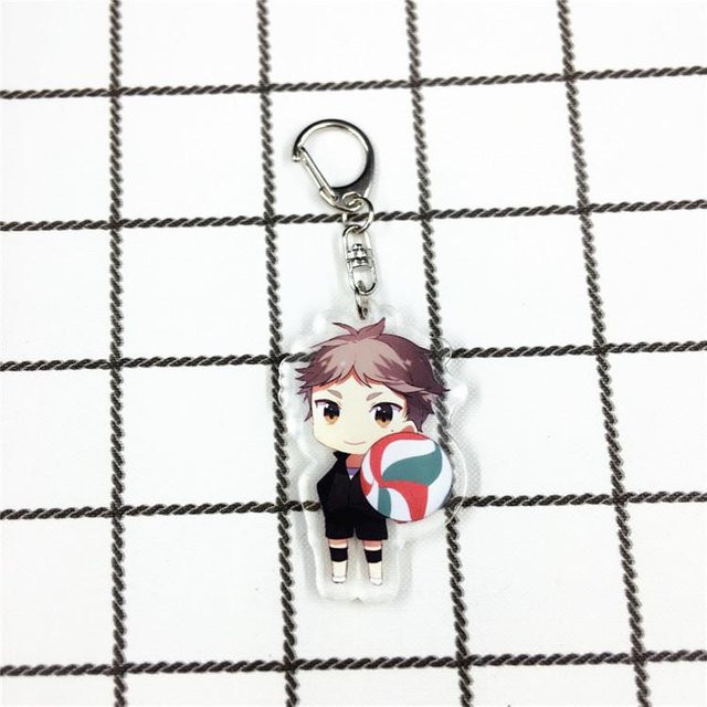 Haikyuu!! Schlüsselanhänger, Hinata, Kageyama, Kenma, 6cm, Unisex - Bild 1