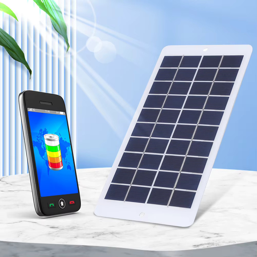 ALLOYSEED Tragbares Solar-Ladegerät mit 20 W und USB-C Anschluss, Weiß, inkl. 3 Meter Kabel - Bild 3