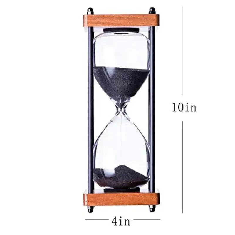 Sanduhr-Timer 60 Minuten von Garden Supplies My in Hellblau aus Metall und Borosilikatglas für Zeitmanagement und Schreibtischdekoration - Bild 2