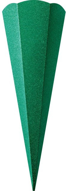 Folia Schultüten-Rohling Glitter Grün - Bild 1