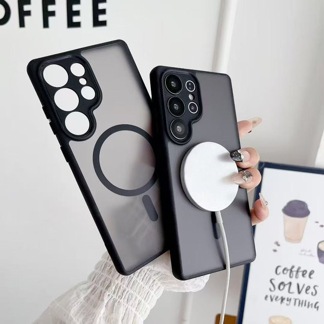 Schutzhülle für Samsung Galaxy S26 S25 S24 S23 Ultra Plus und weitere Modelle in Schwarz - Bild 1