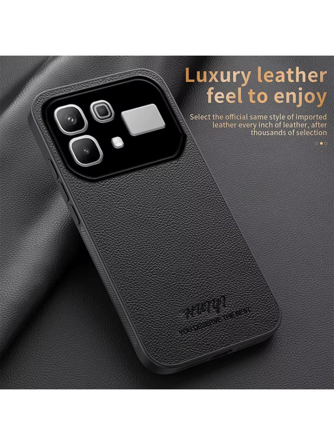 Luxuriöse Business-Schutzhülle aus PU-Leder für Infinix Note 60 Pro 5G 50X 50S Hot 70 60 Pro Plus 60i in Blau mit magnetischem Stoßschutz - Bild 4
