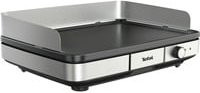 Tefal Elektrogrill Maxi Plancha CB690 in Schwarz und Silber mit glatter Edelstahl-Grillplatte und Antihaftbeschichtung - Bild 1