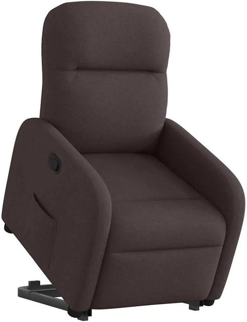 vidaXL Relaxsessel mit Aufstehhilfe in Dunkelbraun aus Stoff - Bild 1