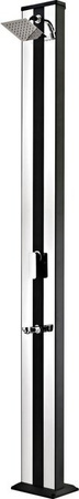 Summer Fun Solar Dusche aus Aluminium in Silber mit 38 l Volumen